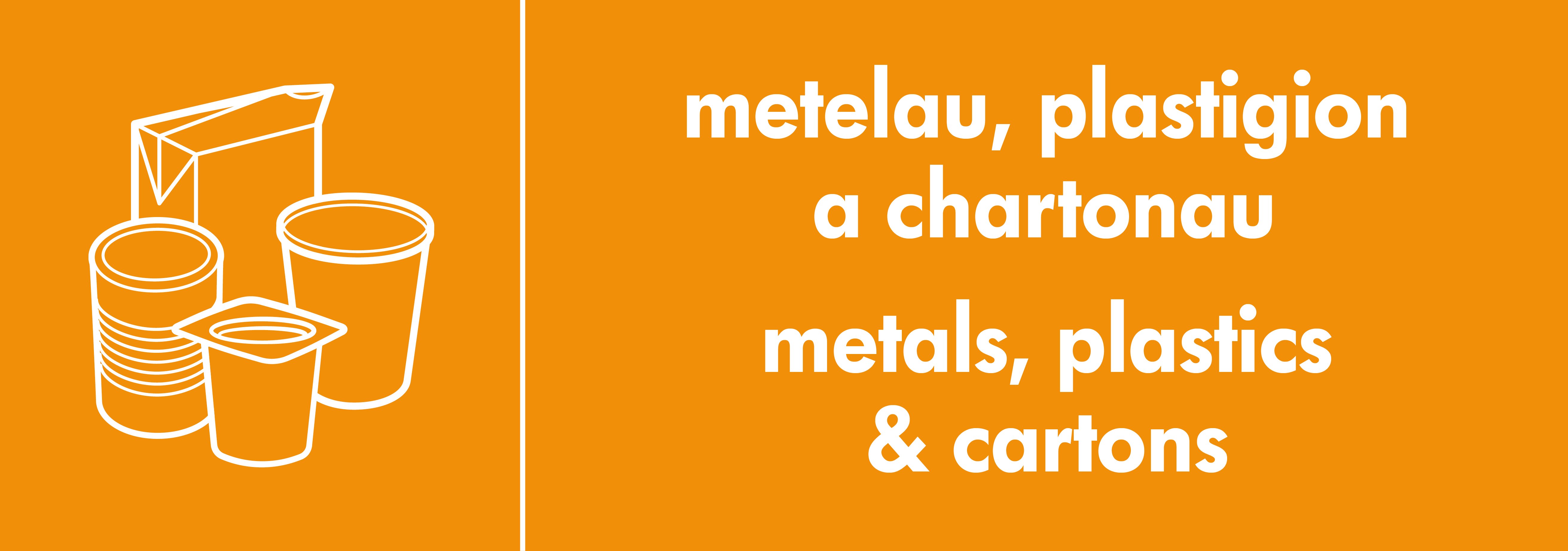 Metals, plastics & cartons